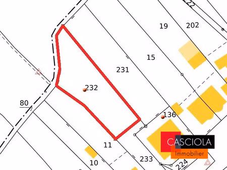 terrain 5 81 ares avec permis de construire validé