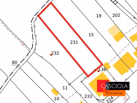 terrain 6 52 ares avec permis de construire validé