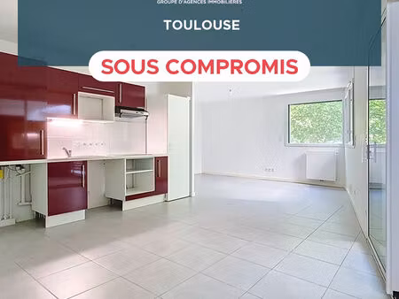 appartement t1 bis de 47m² avec terrasse et parking à vendre à toulouse  dans le quartier 