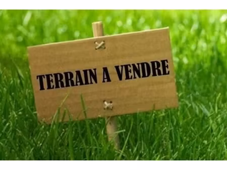 annonce terrain à vendre