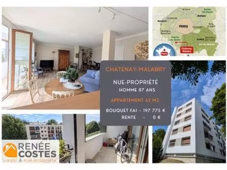 viager occupé - h87 ans - chatenay malabry (92290)