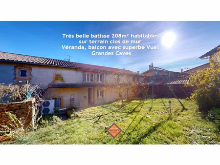 vente maison 10 pièces 208 m² theizé (69620)