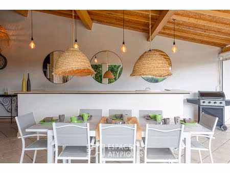 villa plain-pied de standing avec piscine - à quelques minutes de la mer