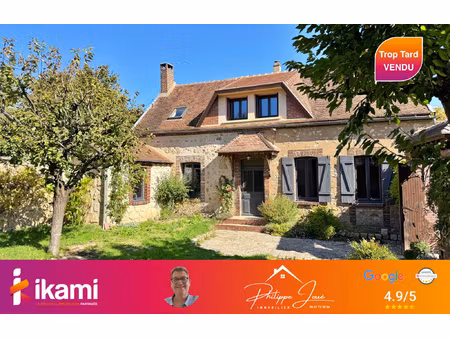 maison 4 pièces 101 m2 à courgenay 89190