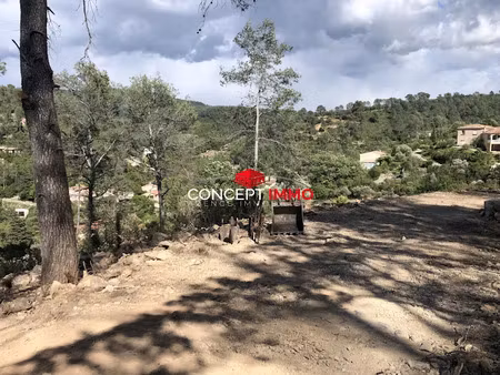 vente terrain 1540 m² à belgentier (83210)  242 000 €