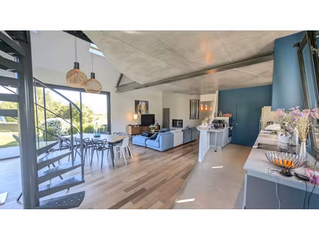 saint-quentin-en-tourmont : maison d'architecte d'exception à deux pas du marquenterre