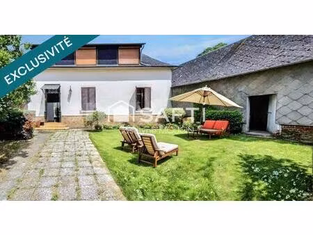 liomer  maison 4 chambres  dépendances  garage et jardin.