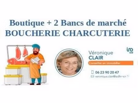 vente boutique/local commercial 140 m²