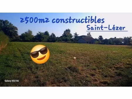 terrain constructible +2500m2
