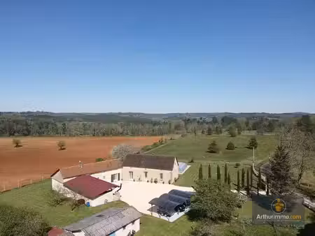 ancienne fermette renovee avec piscine chauffee et truffiere a vendre en perigord noir