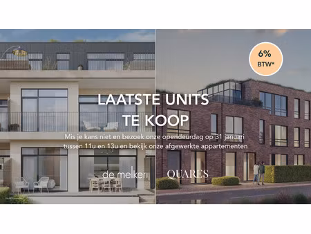 appartement te koop in sint-niklaas met 2 slaapkamers