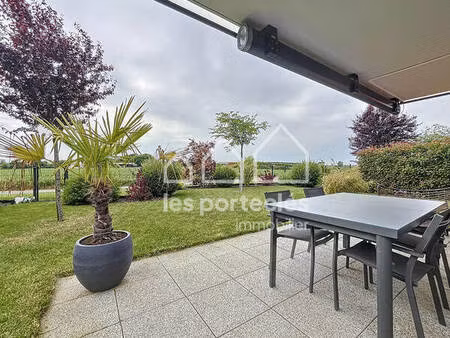 3 pieces en rez de jardin avec garage