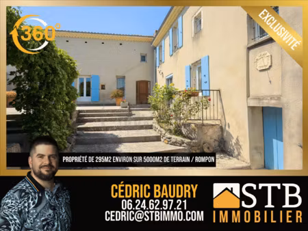 propriété de charme rénovée avec second logement et terrain