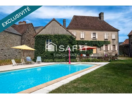 vente maison 8 pièces 244 m² à mainsat (23700)  285 000 €