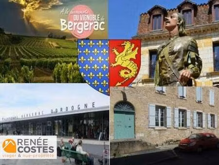 viager libre - f81 ans - bergerac (24100)