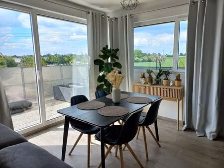 appartement vezin le coquet 3 pièce(s) 66.93 m2 - dernier étage - balcon