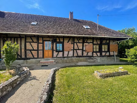 ferme bressane mitoyenne à saint germain du bois