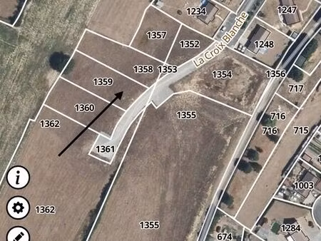 vente terrain 1084 m² le lude (72800)