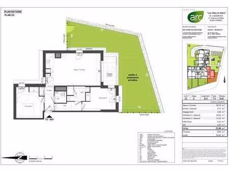vente programme neuf appartement à carnac (56340) : à vendre appartement / 73m² carnac