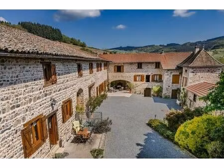 propriété de campagne de prestige de 22 pièces en vente les ardillats  auvergne-rhône-alpe