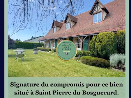 vente maison 6 pièces 164 m² à saint-pierre-du-bosguérard (27370)  299 000 €