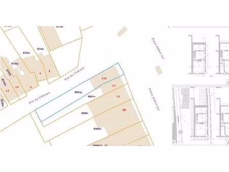 terrain à vendre à place albert 1er 23a trazegnies (vbc79977)