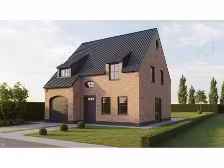 nieuw te bouwen open bebouwing te sint-laureins