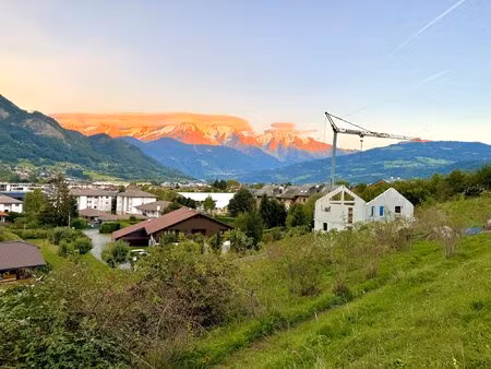sallanches  terrains à bâtir viabilisé de 988 m² env  proche