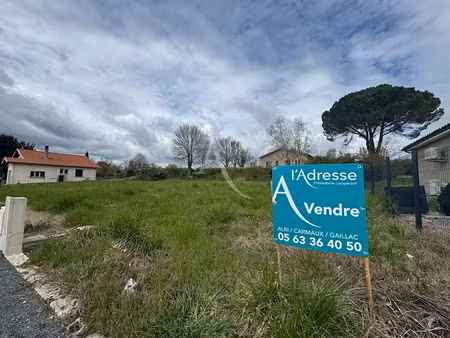 vente terrain 750 m² à senouillac (81600)  75 000 €