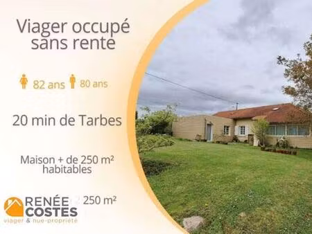 vente en nue propriété - f83-h80 ans - tarbes (65000)