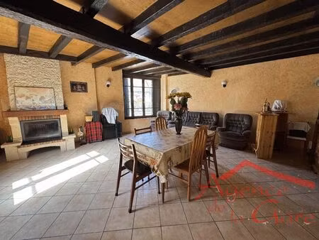 vente maison de village 4 pièces 125m2 angluzelles-et-courcelles 51230 - 102000 € - surfac
