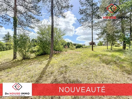terrain viabilisé 1 668 m² – havre de paix en pleine nature