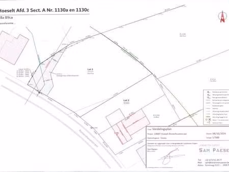terrain à vendre à romershoven € 119.500 (ky14s) - group i.n.c. | zimmo