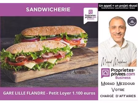 exclusivite lille 59800 - gare lille flandre - sandwicherie