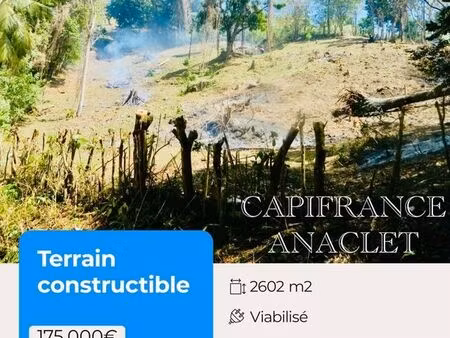 terrain 2 602 m² riviere pilote