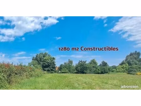 terrain 1 280 m² saint lezer
