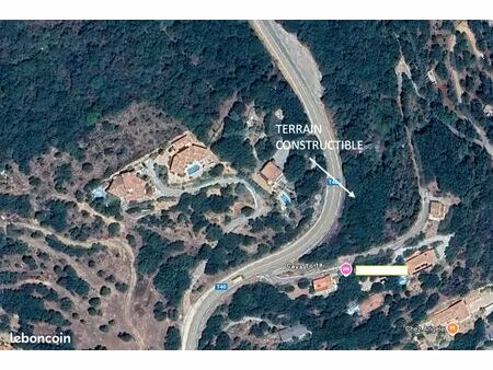 terrain constructible 2 577 m² olmeto (corse du sud)