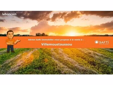 terrain 2257 m² villemoustaussou