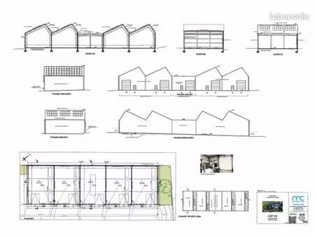 local industriel 313 m²