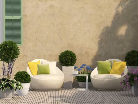 studio rénové avec grande terrasse