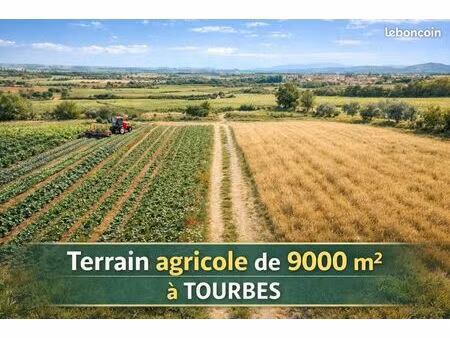 terrain 9000 m² tourbes