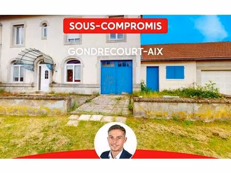 maison gondrecourt-aix m² t-7 à vendre  196 000 €