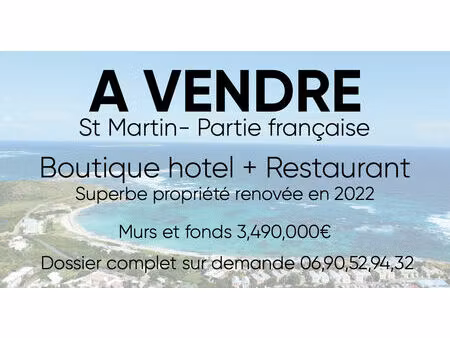 boutique hotel et restaurant saint martin (97150)