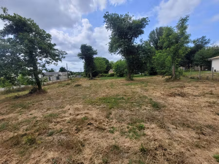 terrain à vendre cissac medoc 1244m2 90 000€
