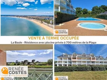 vente à terme occupée sur 96 mois - la baule (44500)