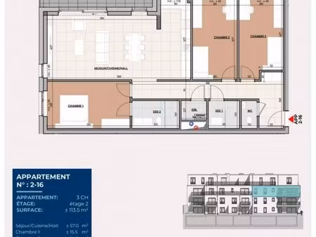 kaufen wohnung 113 49 m² – 1.346.305 € |luxembourg-hollerich