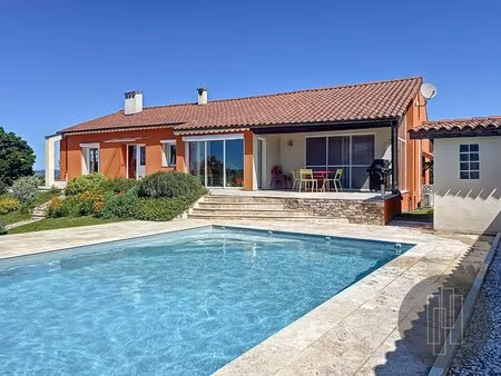 sourcieux-les-mines : maison de 160m² avec piscine et vue dégagée