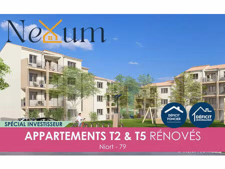 vente programme neuf t2  t3 pièces 33 à 57 m² niort (79000)