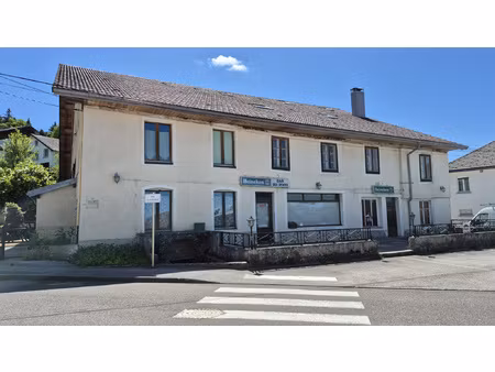 grande surface commerciale et d'habitation au centre du vill