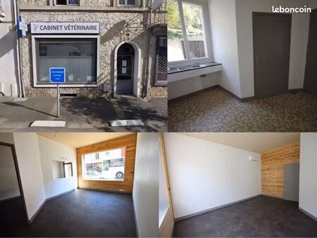 local commercial rénove avec vitrine